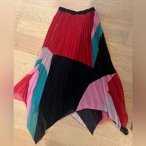 Joie Dashielle Color-block Pleated Skirt